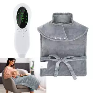 전기 가열 패드 가정 및 사무실용 겨울 보온 담요 어깨 목 소파 침대용 시트 숄
