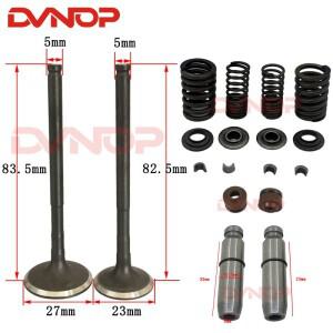 바이크 오토바이 엔진 밸브 흡기 배기 스템 가이드 혼다 호환 CBF125 CBF 125 KVX XR125L GLR125 용 오일