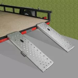 리스 익스플로러 7454000 80인치 스틸 센터폴드 로딩 램프 1팩 실버