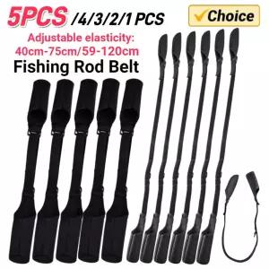 낚싯대 슬리브 벨트 로드 보호대 조절식 커버 양말 Srtap 튜브 케이스 1-5 개
