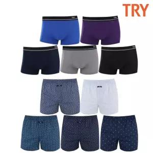 트라이 HMDXSS01 근본 레이온 드로즈5종 또는 순면 트렁크 5종95-110사이즈 1832888