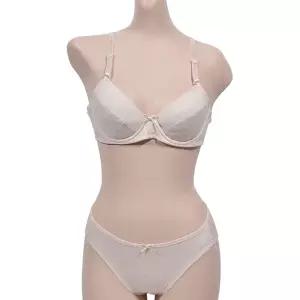 [하프클럽/소곳]부드러운 코튼 노몰드 와이어 주니어 A컵 브라팬티세트 0532vp