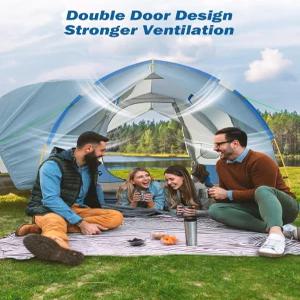 비가 내리는 캠핑용 조이투투스 SUV 텐트 알루미늄 폴이 있는 더블 도어 디자인 자동차 방수 PU2000mm