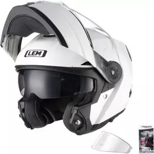 LEM 모듈형 모터사이클 헬멧 섬유유리 풀페이스 투어용 플립업 DOT 인증 릴리스 선바이저 및 탈착식 컴포트