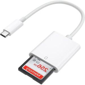 [미국배송] USB C SD 메모리 카드 리더 아이폰호환 17 / 16 15 아이패드호환 애플호환 AIR PRO IMAC 삼성호환 삼성제품호환 안드로이드용 타입 카메라 어댑터 트레일 뷰어