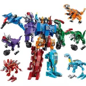 공룡 6종 합체로봇 블럭 조립 1세트 세트