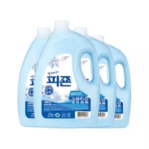 피죤 섬유유연제 4210ml 4개 블루비앙카