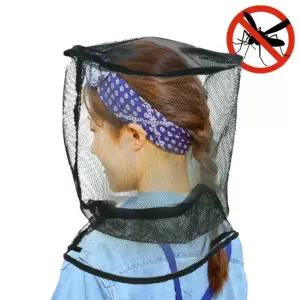 야외용 얼굴 모기장 헤드 방충망 벌레망 농사
