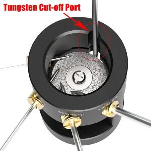 텅스텐 전극 숫돌 연마기 TIG 용접 도구 컷오프 슬롯 포함 멀티 앵글 및 오프셋 수평 홀 그라인드