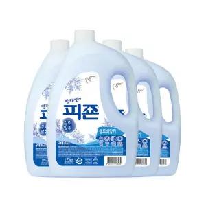 피죤 섬유유연제 3100ml 4개 블루비앙카