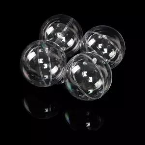 투명 플라스틱 캡슐 아크릴공 뽑기 둥근 이벤트용품 4p 10cm