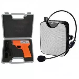 (옵션 세트(마이크+앰프))다우리 전자 신호총 앰프 세트 운동회 신호 스타트건