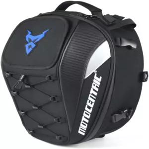 모토센트릭 모터사이클 테일백 25L-38L 방수 헬멧 백팩 유니버설 핏 5칸(블루)