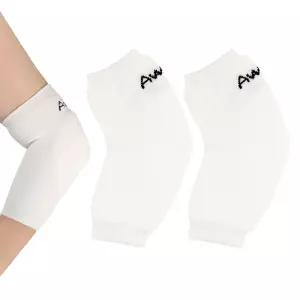 폼 패드가 있는 아와이미 힐 및 팔꿈치 보호대1쌍 노인용 경량 니트 패드 건염 관절염 발바닥 근막염 남성