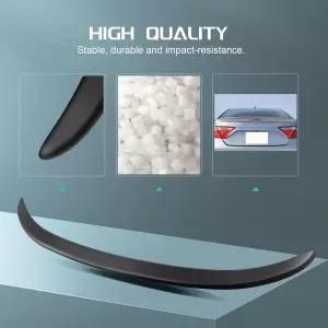 토요타 캠리 4도어 세단 3.5L SE를 위한 SCITOO ABS 블랙 리어 트렁크 스포일러 윙 외장 액세서리 스타일링