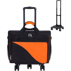 [미국배송] 볼링 볼백 2볼 볼링백 바퀴가 달린 싱글 또는 더블 분리형 롤러백 EVA 폼 볼 홀더와 남성용 신발백 액세서리가 포함된