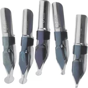 TOPPERFUN 5pcs 딥 펜 팁 세트 스케치 펜촉용 펜촉 초보자용 잉크 캘리그라피용 실버 스테인리스 스틸