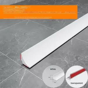 물 마개 차단기 샤워 건식 습식 분리 플러드 배리어 방수 주방 벽 코너 씰링 스트립 테이프 실리콘 욕조