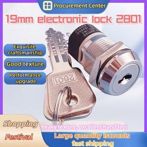 19mm 2801 파워 엘리베이터 잠금 키 스위치 (탈착식 포함) 전자식 기지국 장치 이중 당김 해양 보트 액세서