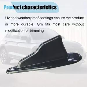 10PCS 리어 디퓨저 차량용 샤크 핀 스포일러 키트 블랙 미니 루프 윙 에어 소용돌이 발생기와 호환되는