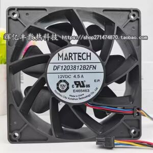 MARTECH DF용  쿨러 팬 1203812 B2FN 12V 4.5A 12CM 아발론 1066 폭력적인 냉각팬 120x120x38mm