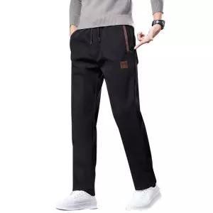 호크아이 바지 팬츠 가을 캐주얼 남성 면 스트레이트 면린넨 밴딩 코듀로이 데일리룩 와이드 자수 보오울 K