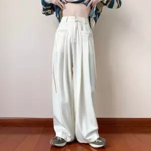 호크아이 남사친 바지 팬츠 면 가을 세터 일자 슬리퍼 남한판 데일리룩 복고풍 면린넨 KUK3