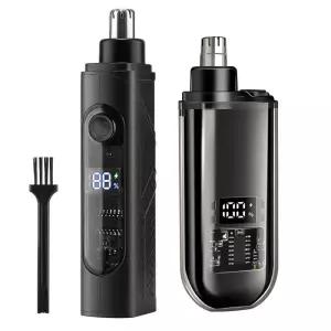 휴대용 코털 제거기 미니 트리머 남성용 코 귀 전기 커터 USB 충전식