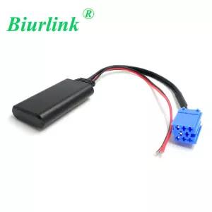 Blaupunkt 8Pin 미니 ISO 오디오 Aux In 포트 용 Biurlink Becker Audi Volkswagen Bluetooth 모듈 수신기