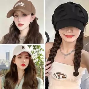 일체형 모자 가발 긴머리 1P 인조가발 항암 패션 모자 OoU7+8sct