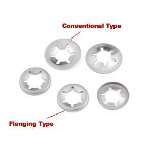 304 스테인레스 스틸 베어링 클램프 고정 링/매화 와셔