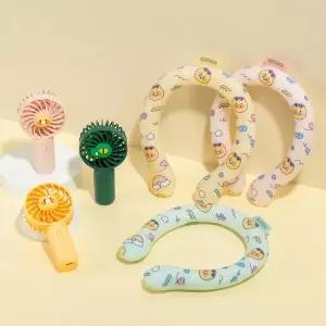 [아트박스]/카카오프렌즈 (여름SET)포켓 핸디 선풍기+쿨링 넥밴드