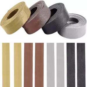 PH PandaHall 8.7 야드 PU 가죽 트림 4가지 색상 접이식 단일 접힘 바이어스 테이프 바인딩 스트랩 재봉