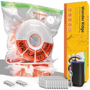 [미국배송] 3D 프린터 필라멘트 보관 가방 진공 키트 20개(13X15인치) 건조제 20개 자동 펌프 밀봉 클립 2개 방진 방습 기능이 있는 액세서리