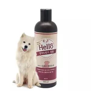 헬로우 샴푸린스겸용 500ml 강아지