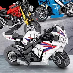 자광슈퍼바이크 캐릭터블럭 오토바이 미니블록완구4종