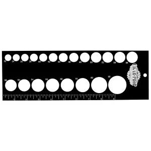 유연한 임팩트 아크릴 시가 링 게이지 도구 소품