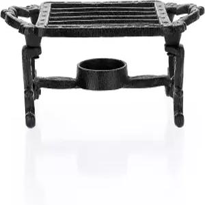 썸나콘 티 워머 주물 철제 포트 워머와 티라이트 캔들 홀더가 있는 견고한 기능성 스탠드 사무실 파티용