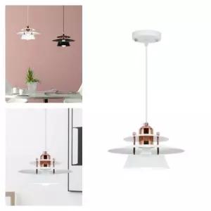 화이트 거실전등갓 예쁜거실조명 천장램프 카페천정등