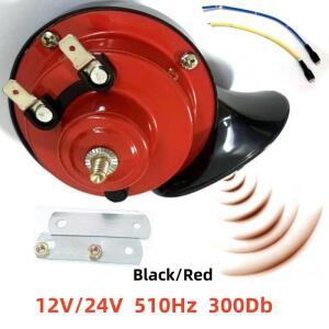 유니버설 자동차 오토바이 경적 12V/24V 소형 에어혼 방수 도난 경보기 보시나 클라손 12v 강력