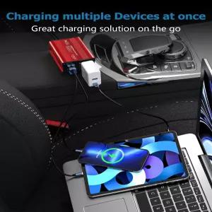 노트북 컴퓨터용 3.1A 듀얼 USB 자동차 충전기가 장착된 FOVAL 150W 파워 인버터 12V DC ~ 110V AC 컨버터