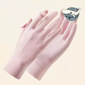 여성용 여름 외출 장갑 자외선 차단 쿨 장갑 골프 헬스 운동 오픈 핑거 장갑 QcW8+4RlU