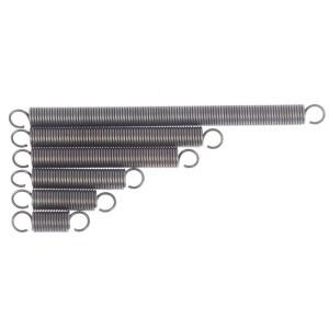 1Pc 연장 장력 스프링 스틸 후크 확장 와이어 직경 1.0mm