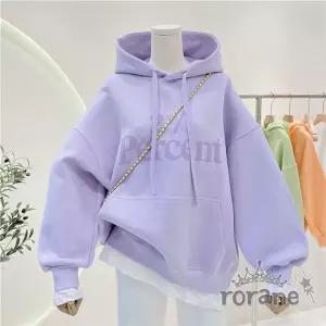 주니어 여아 후드 티셔츠