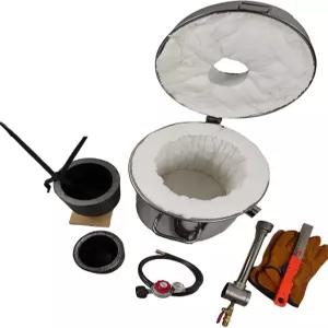 16KG 금속 용융로 주조용 집게 주조 도구 2개 크루서블 구리 M