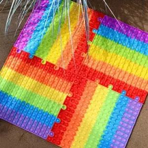 다담교육 소근육 발달 초대형 30cm 푸쉬팝 퍼즐