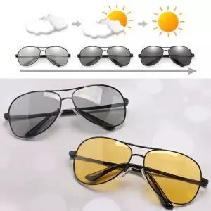 변색 편광 보잉 선글라스 안경 야간 운전 옐로우