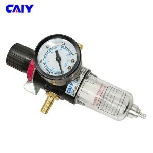 AFR-2000 G1/4 압력 게이지 압축기 배수/속도 컨트롤러 유량 제어 밸브 처리 공압 공기 필터 조절기