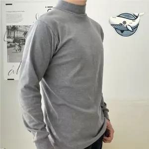 목폴라티 가을 겨울 남자 반목 니트 티셔츠 색상 다양