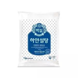 CJ 백설 하얀설탕 3kg 1kgx3봉